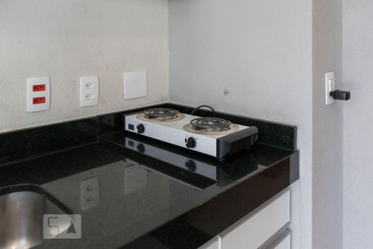 Varanda Gourmet (Fogão) de kitnet/studio para alugar com 1 quarto, 33m² em Vila Mariana, São Paulo