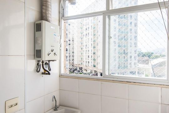 Área de serviço de apartamento para alugar com 2 quartos, 45m² em São Cristóvão, Rio de Janeiro