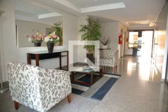 Área comum Hall de Entrada de apartamento para alugar com 2 quartos, 78m² em Vila Euclides, São Bernardo do Campo