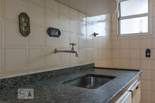 Cozinha (Torneira) de apartamento para alugar com 1 quarto, 45m² em Cambuci, São Paulo