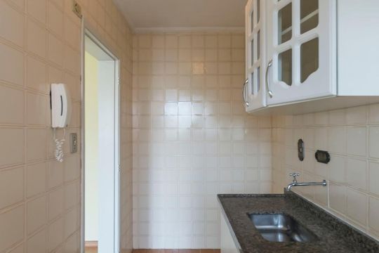 Cozinha de apartamento para alugar com 1 quarto, 45m² em Cambuci, São Paulo