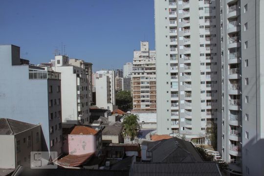 Vista do Quarto de apartamento à venda com 2 quartos, 58m² em Santa Cecília, São Paulo