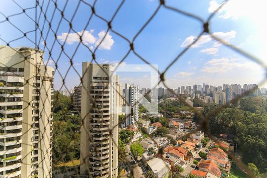 Varanda da Sala de apartamento para alugar com 2 quartos, 70m² em Paraíso do Morumbi, São Paulo