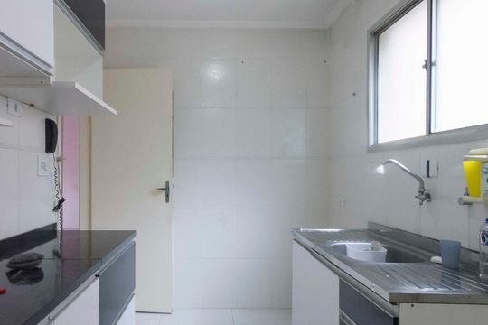Cozinha de apartamento para alugar com 2 quartos, 50m² em Lauzane Paulista, São Paulo