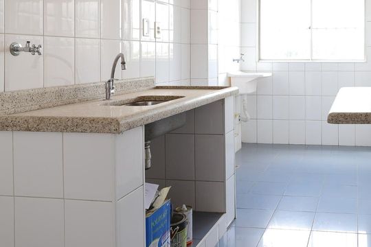 Cozinha de apartamento para alugar com 2 quartos, 60m² em Parque Novo Mundo, São Paulo