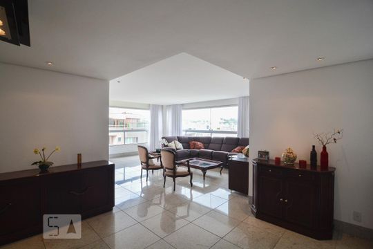 Sala de apartamento à venda com 4 quartos, 154m² em Buritis, Belo Horizonte