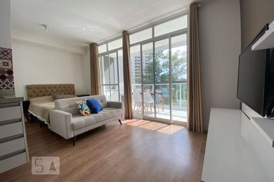 Sala de kitnet/studio à venda com 1 quarto, 35m² em Real Parque, São Paulo