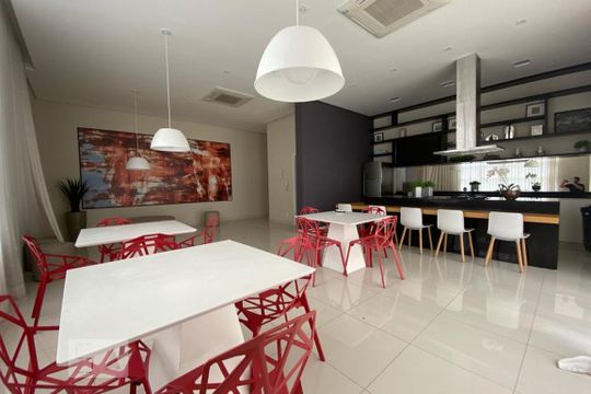 Área comum - Salão de festas de kitnet/studio para alugar com 1 quarto, 35m² em Real Parque, São Paulo