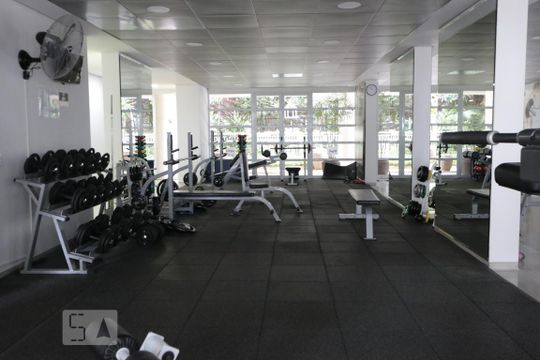 academia de apartamento para alugar com 1 quarto, 49m² em Vila Andrade, São Paulo