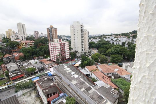 Vista da suíte de apartamento para alugar com 2 quartos, 53m² em Vila Gomes, São Paulo