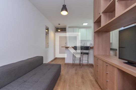 Sala de apartamento para alugar com 1 quarto, 40m² em Vila Buarque, São Paulo