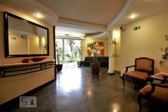 Hall social de apartamento à venda com 2 quartos, 68m² em Vila Andrade, São Paulo