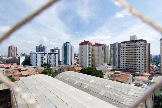 Vista da Varanda da Suíte de apartamento para alugar com 2 quartos, 93m² em Vila Gilda, Santo André