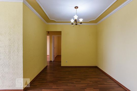 Sala de apartamento para alugar com 3 quartos, 75m² em Jardim Stella, Santo André
