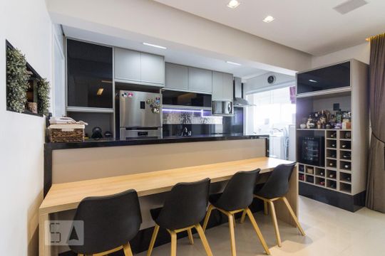 Cozinha de apartamento para alugar com 2 quartos, 87m² em Lauzane Paulista, São Paulo