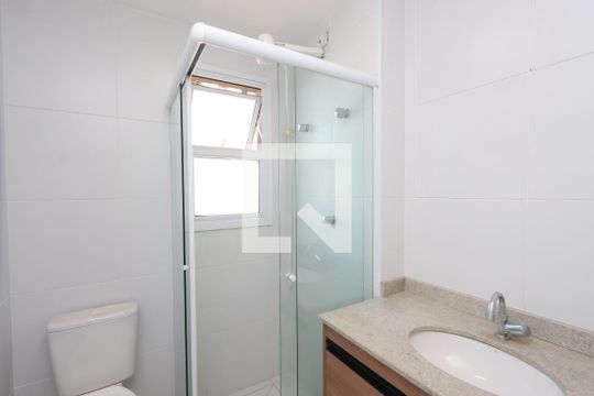 Banheiro de kitnet/studio à venda com 1 quarto, 30m² em Vila Prudente, São Paulo