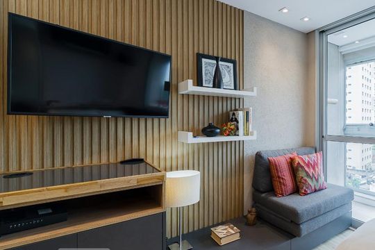 Sala de kitnet/studio para alugar com 1 quarto, 22m² em Consolação, São Paulo
