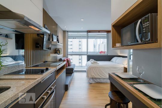 Studio de kitnet/studio para alugar com 1 quarto, 22m² em Consolação, São Paulo