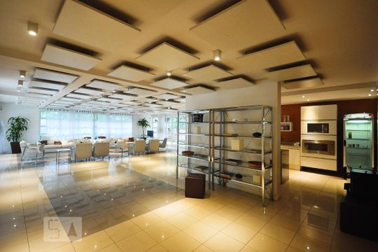 Salão de festa de apartamento para alugar com 1 quarto, 48m² em Vila Andrade, São Paulo
