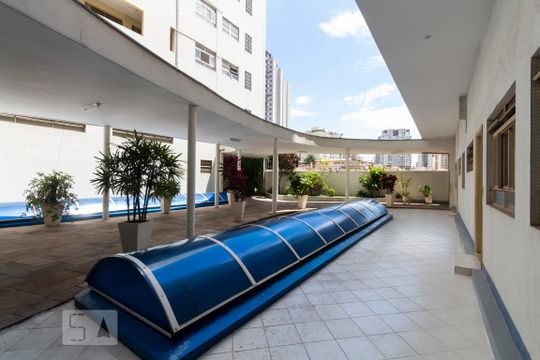 Área externa de apartamento para alugar com 1 quarto, 32m² em Bosque da Saúde, São Paulo