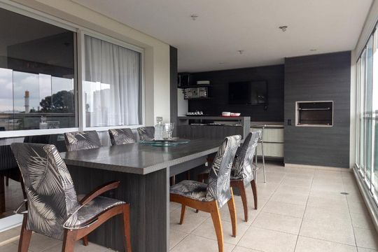 Varanda de apartamento à venda com 4 quartos, 266m² em Jardim Taquaral, São Paulo