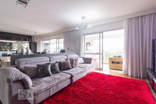 Sala  de apartamento à venda com 4 quartos, 266m² em Jardim Taquaral, São Paulo