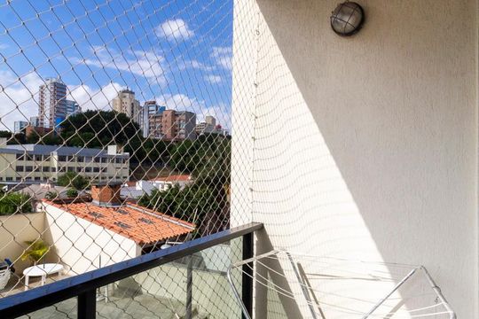 Varanda Quarto 3 - Suíte de apartamento à venda com 3 quartos, 128m² em Vila Clementino, São Paulo