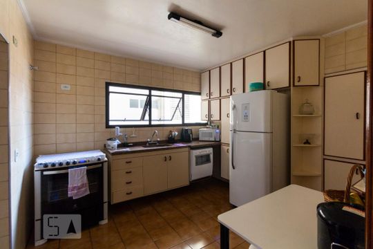 Cozinha de apartamento à venda com 3 quartos, 128m² em Vila Clementino, São Paulo