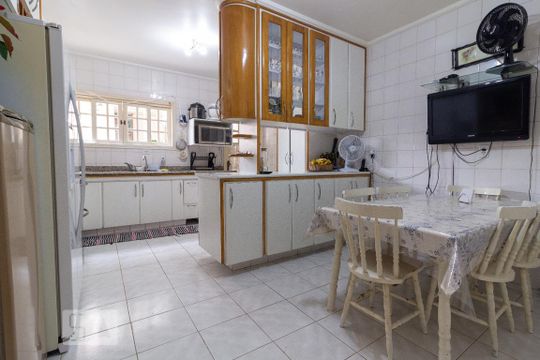 Cozinha de casa de condomínio à venda com 4 quartos, 430m² em Vila Nova Caledônia, São Paulo