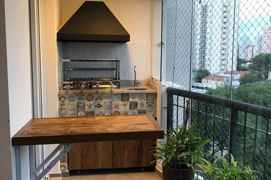 Churrasqueira Gourmet de apartamento para alugar com 3 quartos, 115m² em Vila Ipojuca, São Paulo
