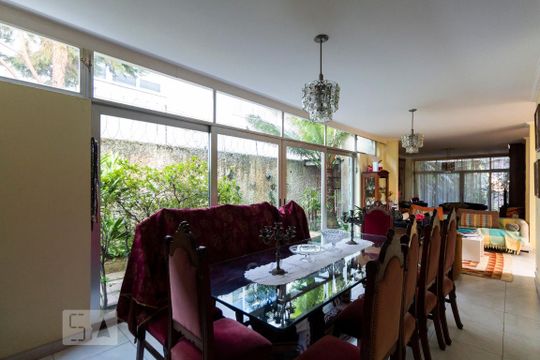 Sala de jantar de casa à venda com 4 quartos, 420m² em Indianópolis, São Paulo