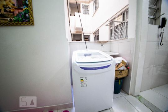 Área de serviço de apartamento para alugar com 2 quartos, 70m² em São Domingos, Niterói