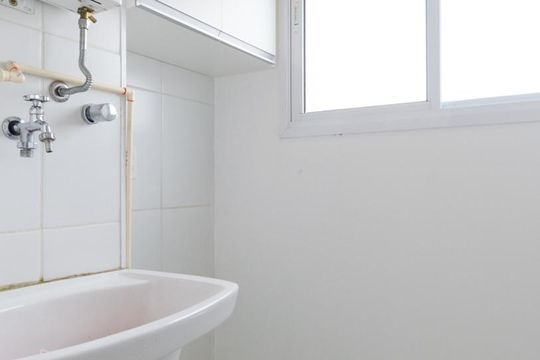 Área de Serviço de apartamento para alugar com 2 quartos, 50m² em Vila Metalúrgica, Santo André