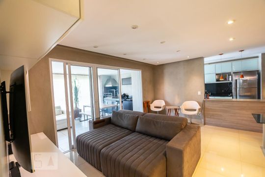 Sala de apartamento à venda com 2 quartos, 105m² em Vila Santa Catarina, São Paulo