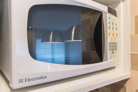 Cozinha de apartamento para alugar com 1 quarto, 48m² em Itaim Bibi, São Paulo