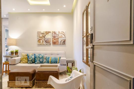 Acesso Social - Sala de apartamento para alugar com 2 quartos, 85m² em Jardim Botânico, Rio de Janeiro