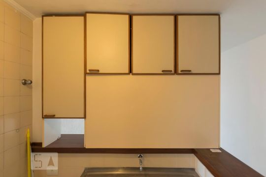 Cozinha (Armários) de apartamento à venda com 2 quartos, 47m² em Vila Gumercindo, São Paulo