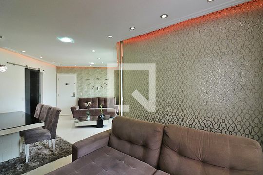 Sala de apartamento à venda com 2 quartos, 112m² em Nova Petrópolis, São Bernardo do Campo