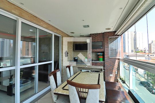 Sala Sacada de apartamento à venda com 2 quartos, 112m² em Nova Petrópolis, São Bernardo do Campo