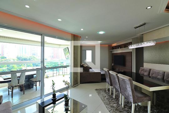 Sala de apartamento à venda com 2 quartos, 112m² em Nova Petrópolis, São Bernardo do Campo