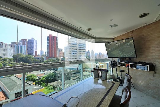 Sala Sacada de apartamento à venda com 2 quartos, 112m² em Nova Petrópolis, São Bernardo do Campo