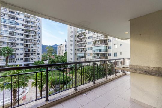 Varanda de apartamento à venda com 3 quartos, 85m² em Recreio dos Bandeirantes, Rio de Janeiro