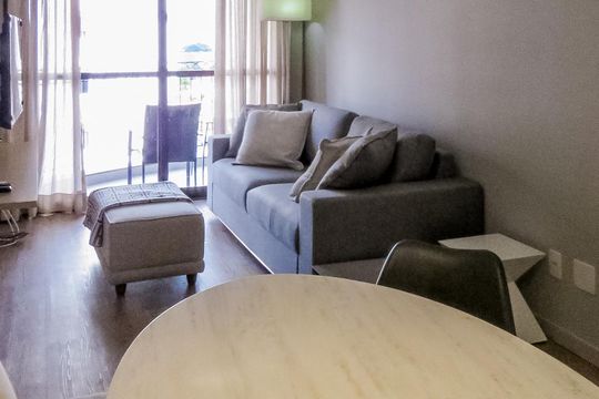 Sala de apartamento para alugar com 1 quarto, 42m² em Itaim Bibi, São Paulo