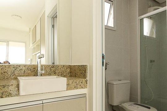 banheiro de apartamento para alugar com 1 quarto, 40m² em Vila Formosa, São Paulo