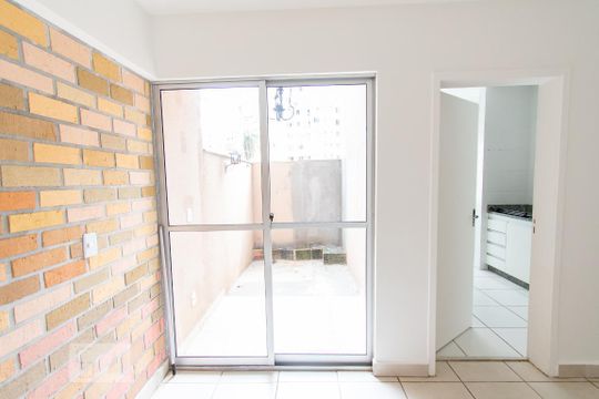 Sala de apartamento à venda com 1 quarto, 56m² em Paquetá, Belo Horizonte
