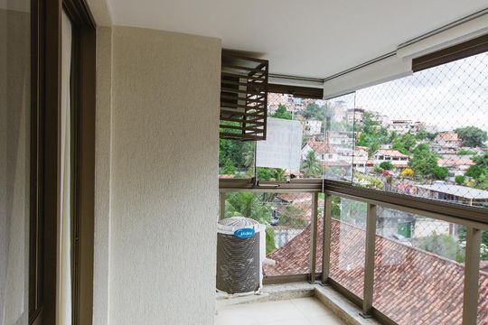 Varanda de apartamento à venda com 3 quartos, 80m² em Freguesia (jacarepaguá), Rio de Janeiro