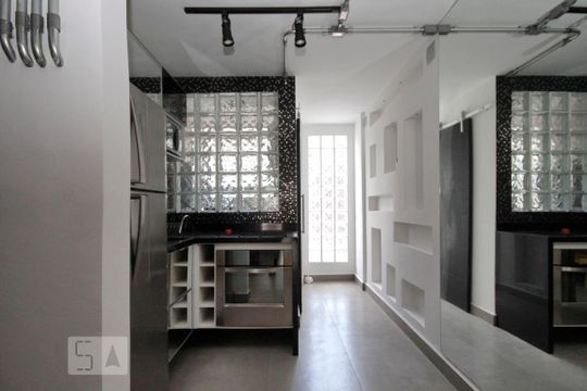 Cozinha de kitnet/studio à venda com 1 quarto, 55m² em Vila Buarque, São Paulo