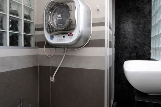 Banheiro de kitnet/studio à venda com 1 quarto, 55m² em Vila Buarque, São Paulo