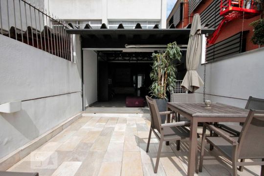 Varanda de kitnet/studio à venda com 1 quarto, 55m² em Vila Buarque, São Paulo