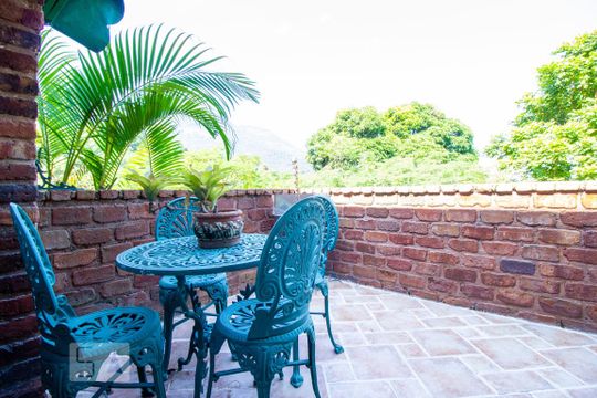 Varanda Suite Principal de casa de condomínio à venda com 4 quartos, 600m² em Itanhangá, Rio de Janeiro